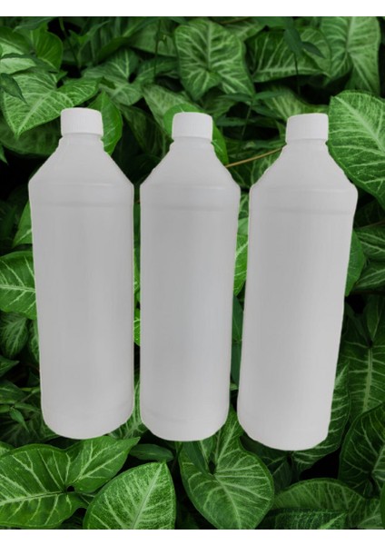 25 Adet Boş Slim Plastik Bidon Şişe (1000 Ml'lik)