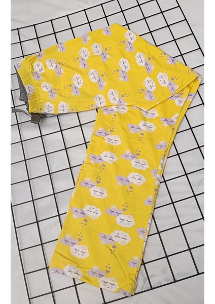 Likralı Viskon Bambu Pijama Altı