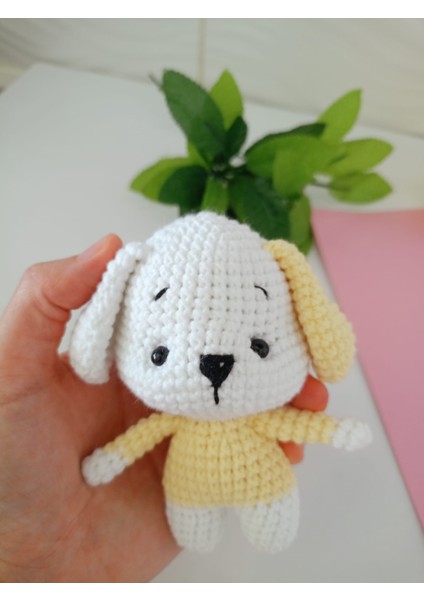 Amigurumi Sarı Oyuncak Penguen ve Köpek