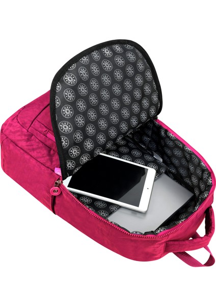 Krinkıl Kumaş Hafif Sırt Çantası - Okul/günlük Kullanıma Uygun , Su Geçirmez , Çok Bölmeli fiyatları