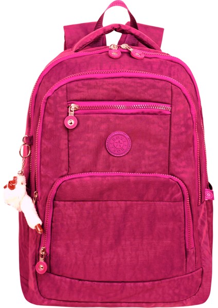 Krinkıl Kumaş Hafif Sırt Çantası - Okul/günlük Kullanıma Uygun , Su Geçirmez , Çok Bölmeli modelleri