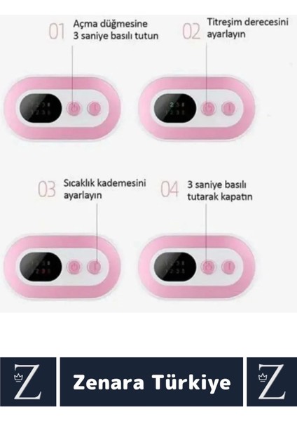 Kompakt Sıcak Tutan Titreşimli 3 Sıcaklık Ayarı Adet Sancı Azaltan Dijital Özel Gün Kemeri indirimleri