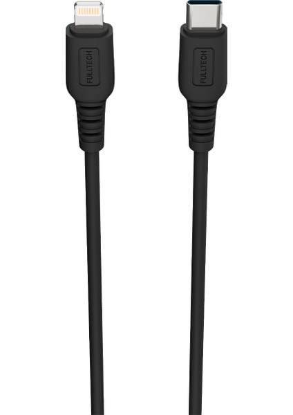 FC17 48W Hızlı Şarjlı Araç Şarj Cihazı | Usb-C & USB Çift Giriş | C To Lightning Kablo Dahil | Renkli Işıklı Port | 30W Pd + 18W Qc