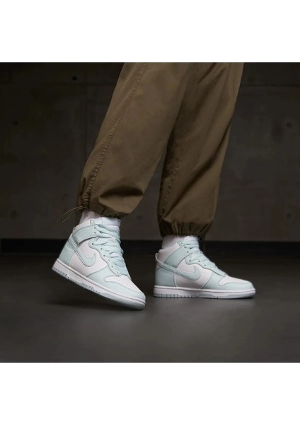 Dunk High Next Nature White/glacier Blue Shoes Kadın Mavi Deri Bilekli Spor Ayakkabı FV5960-100 fiyatları