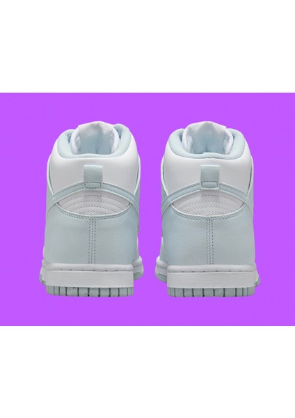 Dunk High Next Nature White/glacier Blue Shoes Kadın Mavi Deri Bilekli Spor Ayakkabı FV5960-100 fırsatları