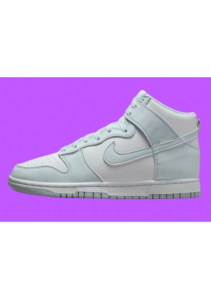 Dunk High Next Nature White/glacier Blue Shoes Kadın Mavi Deri Bilekli Spor Ayakkabı FV5960-100 indirimleri