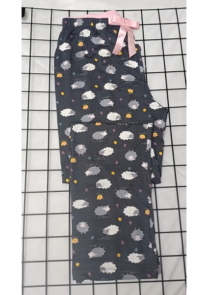 Likralı Viskon Bambu Pijama Altı