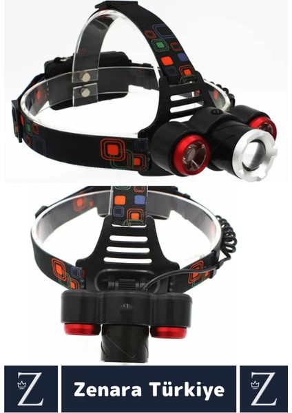 Premium Kamp Avcı Balıkçı Deprem 6000 Lümen Güçlü Işık 100-150 Metre 5 Modlu Kafa Lambası fiyatları