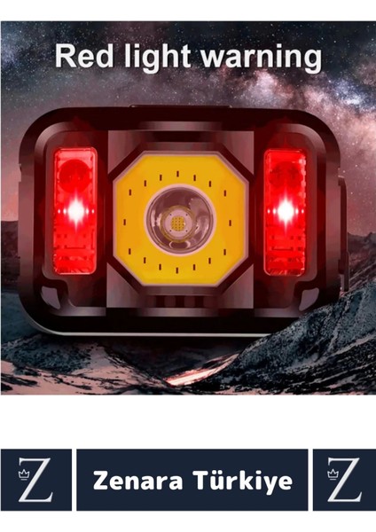 Premium Kamp Avcı Balıkçı Deprem 50-150 Metre Mesafeli Sinyal LED Şarjlı Powerled Kafa Lambası modelleri