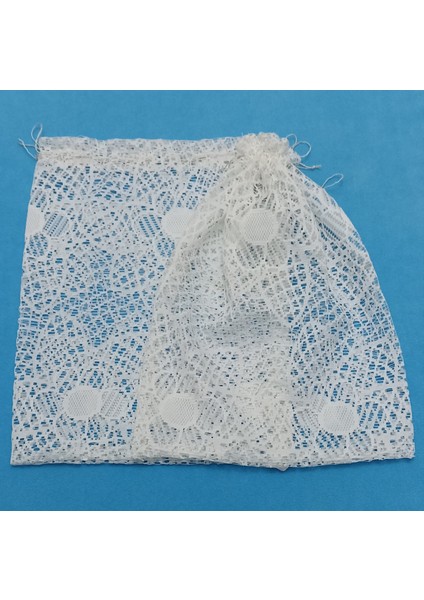 Desenli Tül Kese 30*40 cm Ebatında 4 Adettir Hediyelik Bohçalık Çeyizlik