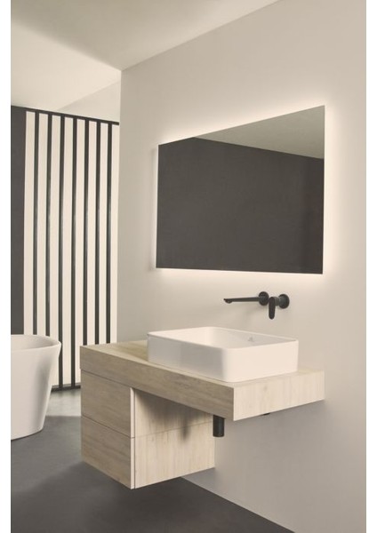 Cerafine O Ankastre Lavabo Bataryası-Sil-Black modelleri