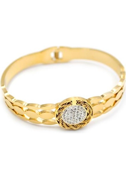 Örgü Bilezik - Altın