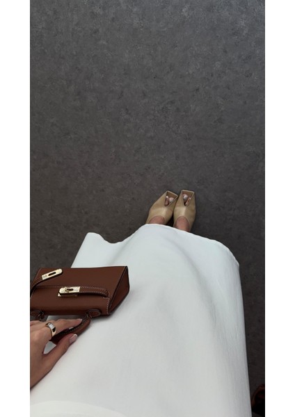 Iki Parça Görünümlü Straplez Beyaz Elbise fırsatları