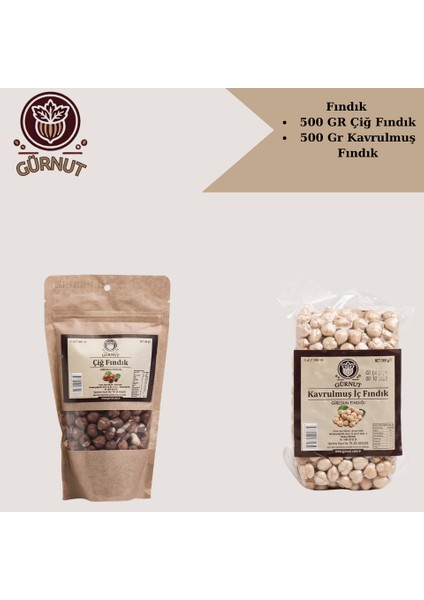 Çiğ Fındık & Kavrulmuş Fındık