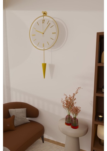 Orta Boy Kristal Duvar Saati, LED Işıklı, Dekoratif, Metal ve Polimer Tasarım indirimleri