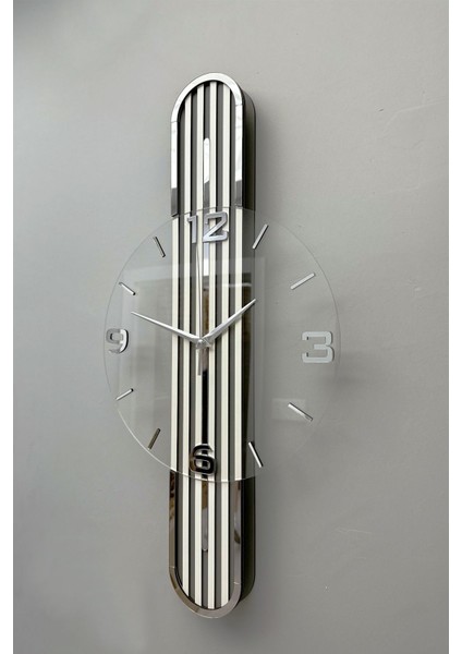 Şık Ayna ile 65CM LED Pilli Sessiz Çalışma Gümüş Antre Dekorasyon fırsatları