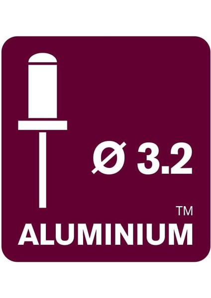 Kör Perçin Universal Alüminyum, 50 Adet Matkap Ucu Dahil, 3,2 x 8 Mm, 5000383