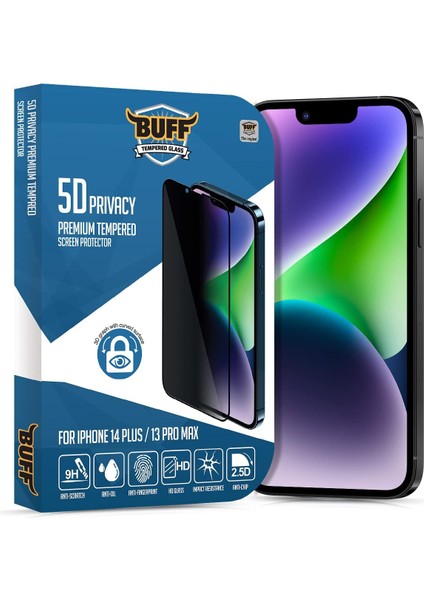 Labs iPhone 14 Plus/13 Pro Max 5d Privacy Ekran Koruyucu