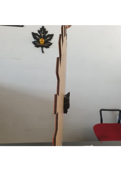 Gümüş Renkli Dekoratif Piyano Duvar Saati, Ev ve Ofis Için Şık Tasarım