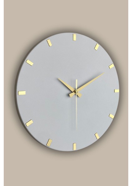 Modern 40X40CM Aynalı Metal Duvar Saati, Sessiz Mekanizmalı, Şık Tasarım fırsatları