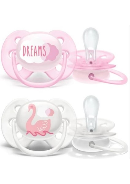 Philips Avent SCF222/02 Ultra Soft 2li Emzik 0-6 Ay - Kız