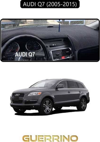 Audı Q7 (2005-2015)TORPİDO Koruma Halısı Siyah Kenar