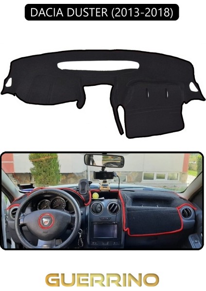 Dacıa Duster 2013-2018TORPİDO Koruma Halısı Siyah Kenar