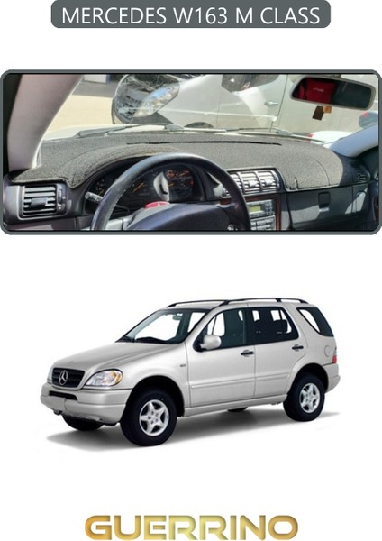 Mercedes W163 M Classtorpido Koruma Halısı Gri Kenar