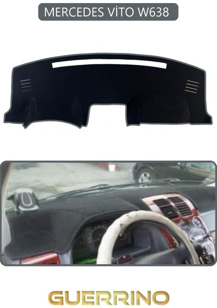 Mercedes Vito W638 Torpido Koruma Halısı Gri Kenar