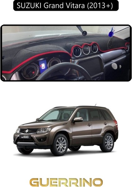 Suzukı Grand Vitara (2013+) Torpido Koruma Halısı Siyah Kenar
