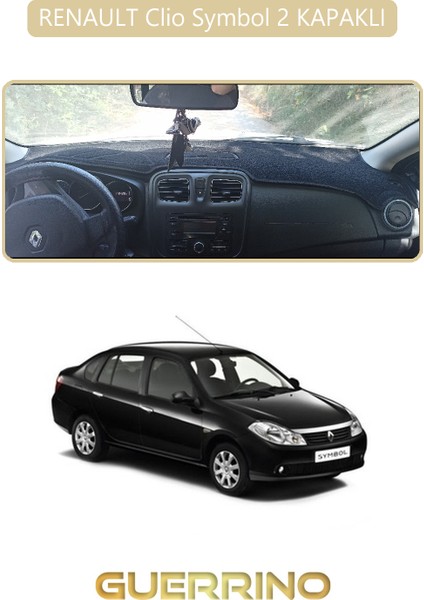 Renault Clio Symbol 2 Kapaklıtorpido Koruma Halısı Bej Kenar