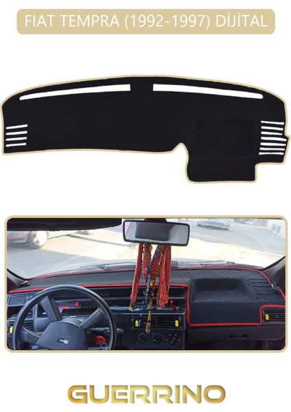 Fıat Tempra 1992-1997 Modellerine Uygun Dijitaltorpido Koruma Halısı Bej Kenar