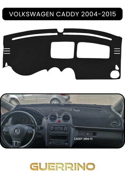 Volkswagen Caddy (2004-2015 )Torpido Koruma Halısı Siyah Kenar