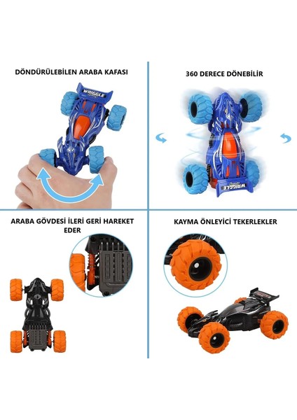 1 Adet Akrobat Takla Atan Çılgın Oyuncak Araba Sürtmeli Rüzgarlıklı Gövdesi Hareketli 14 Cm. fiyatları