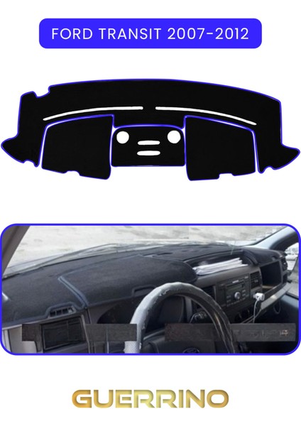 Ford Transit (2007-2012)TORPİDO Koruma Halısı Mavi Kenar