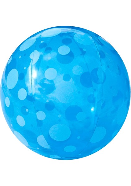 3 Adet Damla Desenli Renkli Deniz Topu Seti - 31013 Inflatable Spotted Beach Ball 51 cm