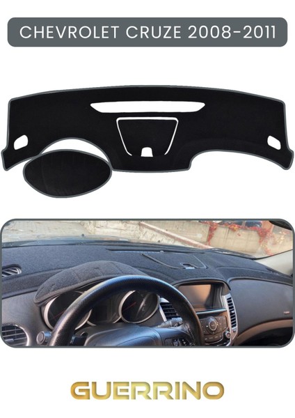 Chevrolet Cruze 2008-2011TORPİDO Koruma Halısı Gri Kenar