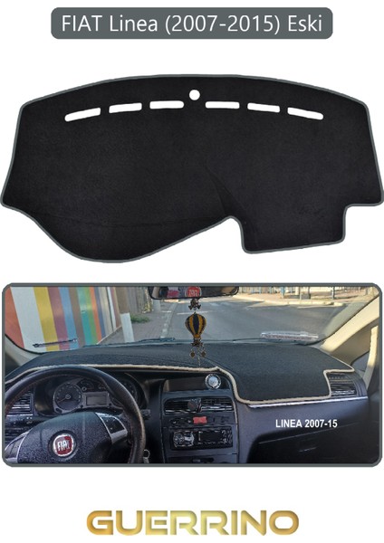 Fıat Linea 2007-2015 Modellerine Uygun Eskitorpido Koruma Halısı Gri Kenar