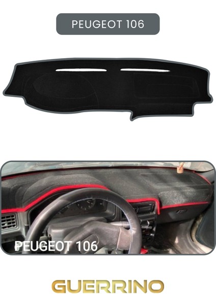 Peugeot 106 Torpido Koruma Halısı Gri Kenar