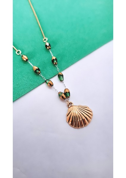 Deniz Yıldızı Kabuklu Okyanus Çelik Kolye modelleri