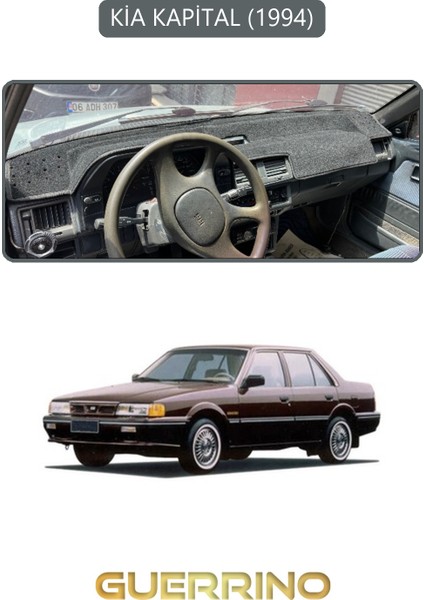 Kia Kapital 1994TORPİDO Koruma Halısı Gri Kenar