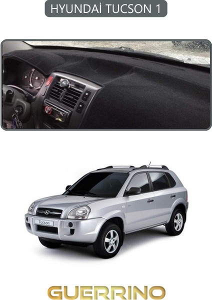 Hyundai Tucson 1torpido Koruma Halısı Gri Kenar
