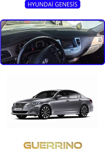 Hyundai Genesistorpido Koruma Halısı Mavi Kenar