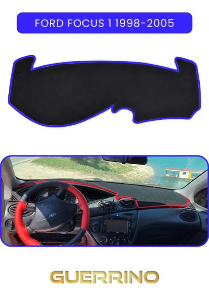 Ford Focus 1 (1998-2005)TORPİDO Koruma Halısı Mavi Kenar