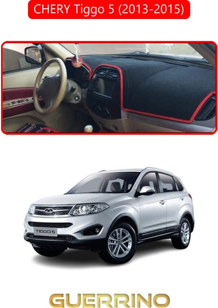 Chery Tiggo 5 (2013-2015)TORPİDO Koruma Halısı Kırmızı Kenar