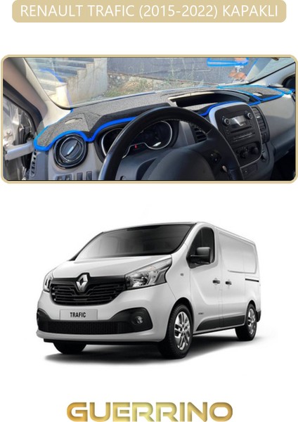 Renault Trafıc (2015-2022) Kapaklıtorpido Koruma Halısı Bej Kenar