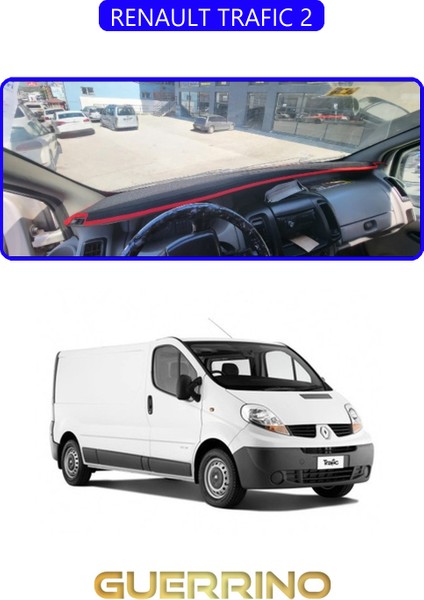 Renault Trafıc 2torpido Koruma Halısı Mavi Kenar