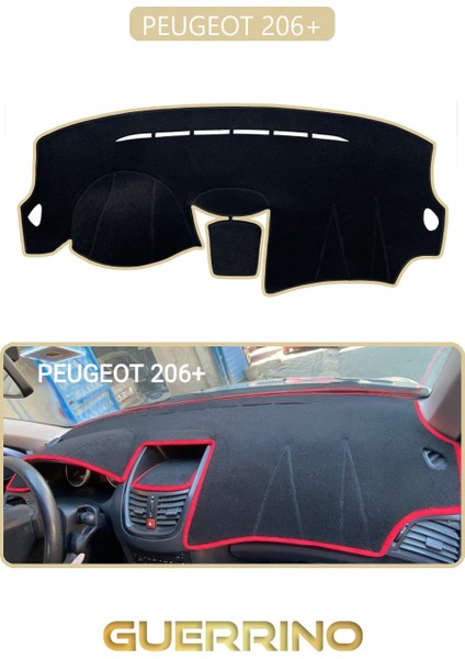 Peugeot 206+TORPİDO Koruma Halısı Bej Kenar
