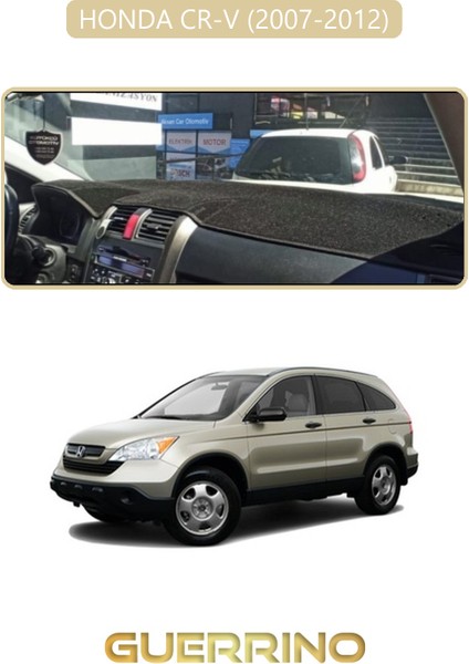Honda Cr-V 2007-2012TORPİDO Koruma Halısı Bej Kenar