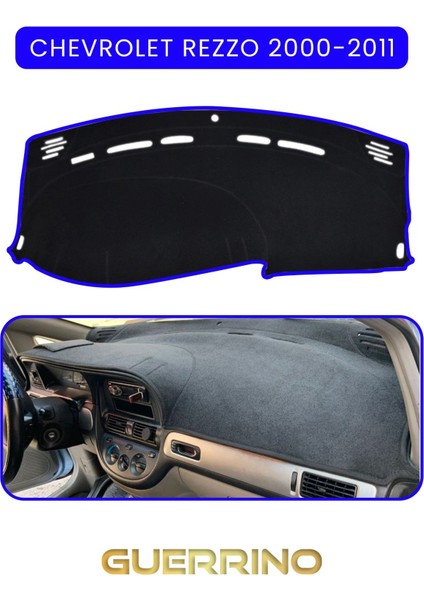 Chevrolet Rezzo (2000-2011)TORPİDO Koruma Halısı Mavi Kenar